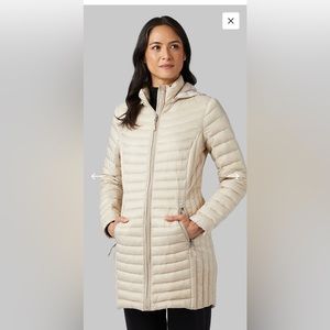 WOMEN'S ULTRA-LIGHT DOWN PACKABLE 3/4 JACKET -NWT size L